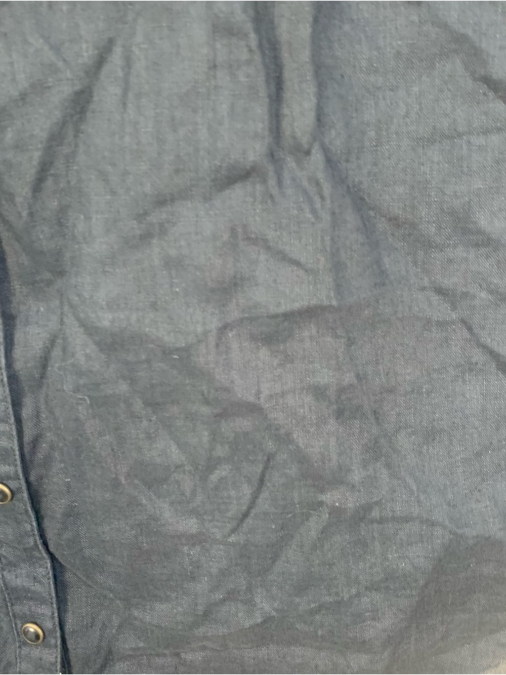 Sundance 100% Linen Button Snap Front Tank Top Shirt - Picture 5 of 10